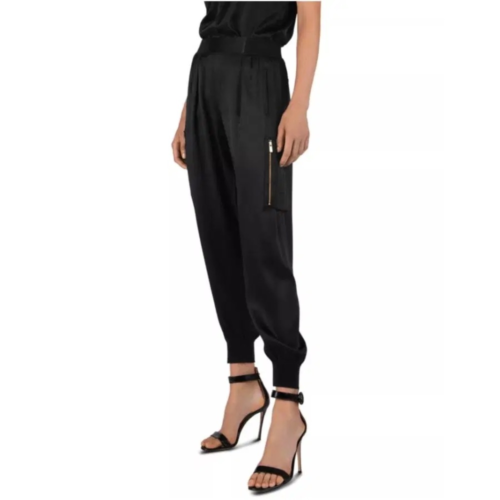Silk Cargo Joggers